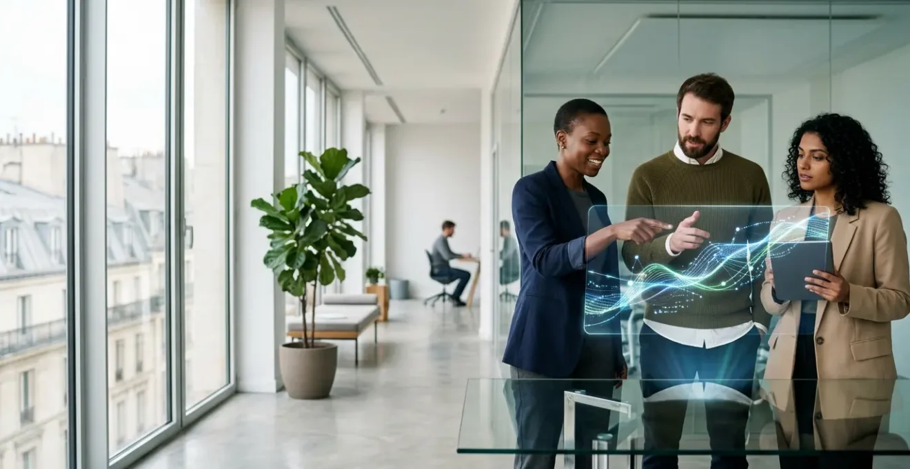 Équipe analysant les métriques de rétention d'une application mobile