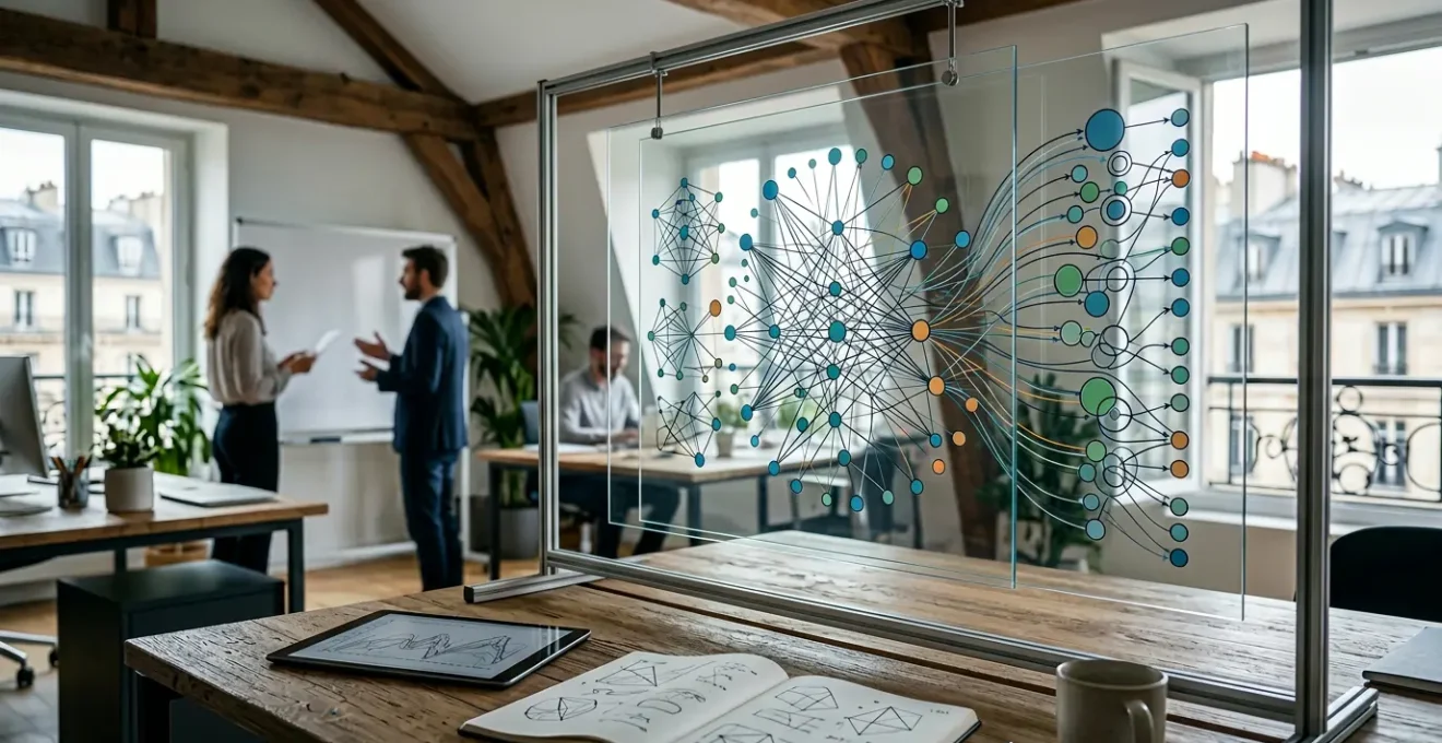 Analyse stratégique de l'intention de recherche et classification des mots-clés SEO sur un écran moderne avec graphiques de données