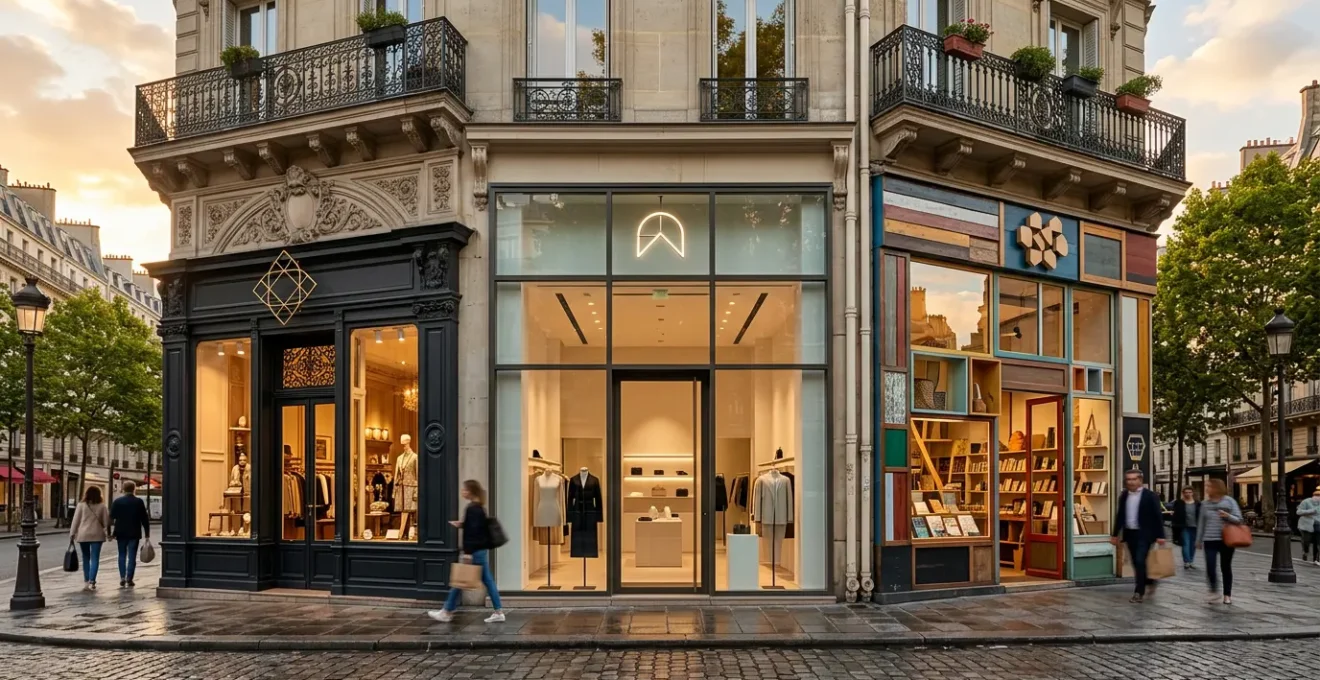 Comparaison visuelle entre les trois plateformes e-commerce PrestaShop, Shopify et WooCommerce pour le marché français