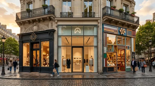 Comparaison visuelle entre les trois plateformes e-commerce PrestaShop, Shopify et WooCommerce pour le marché français