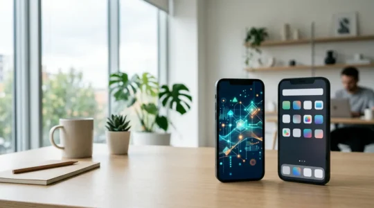 Comparaison visuelle entre une PWA et une application native pour l'indexation optimale