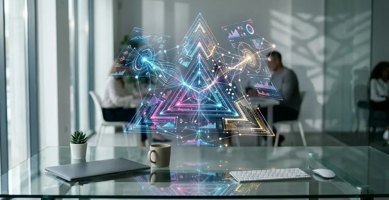 Tableau de bord digital affichant des métriques d'acquisition multicanal avec graphiques et indicateurs de performance