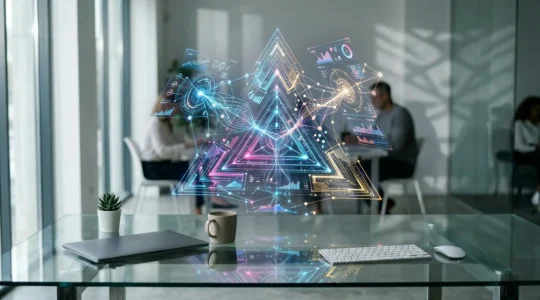 Tableau de bord digital affichant des métriques d'acquisition multicanal avec graphiques et indicateurs de performance